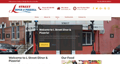 Desktop Screenshot of lstreetdinerandpizzeria.com